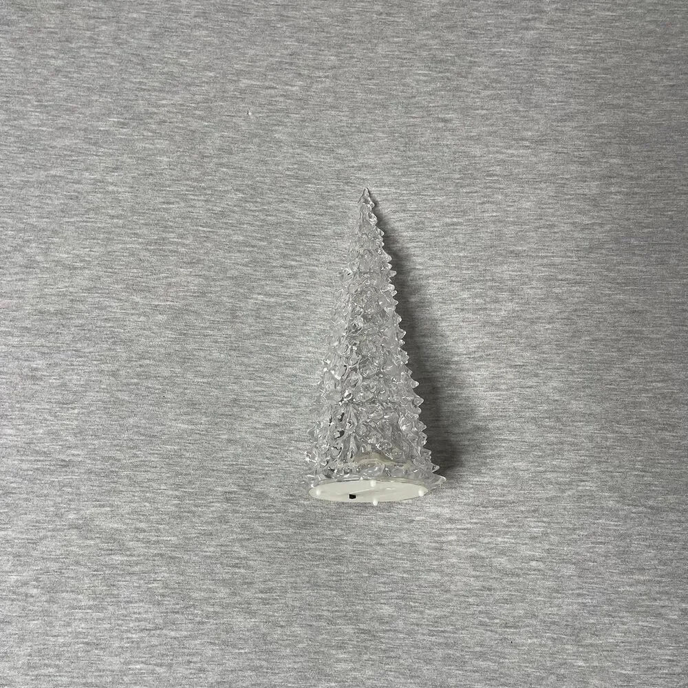 Target Clear Acrylic LED Light Christmas Cone Tree